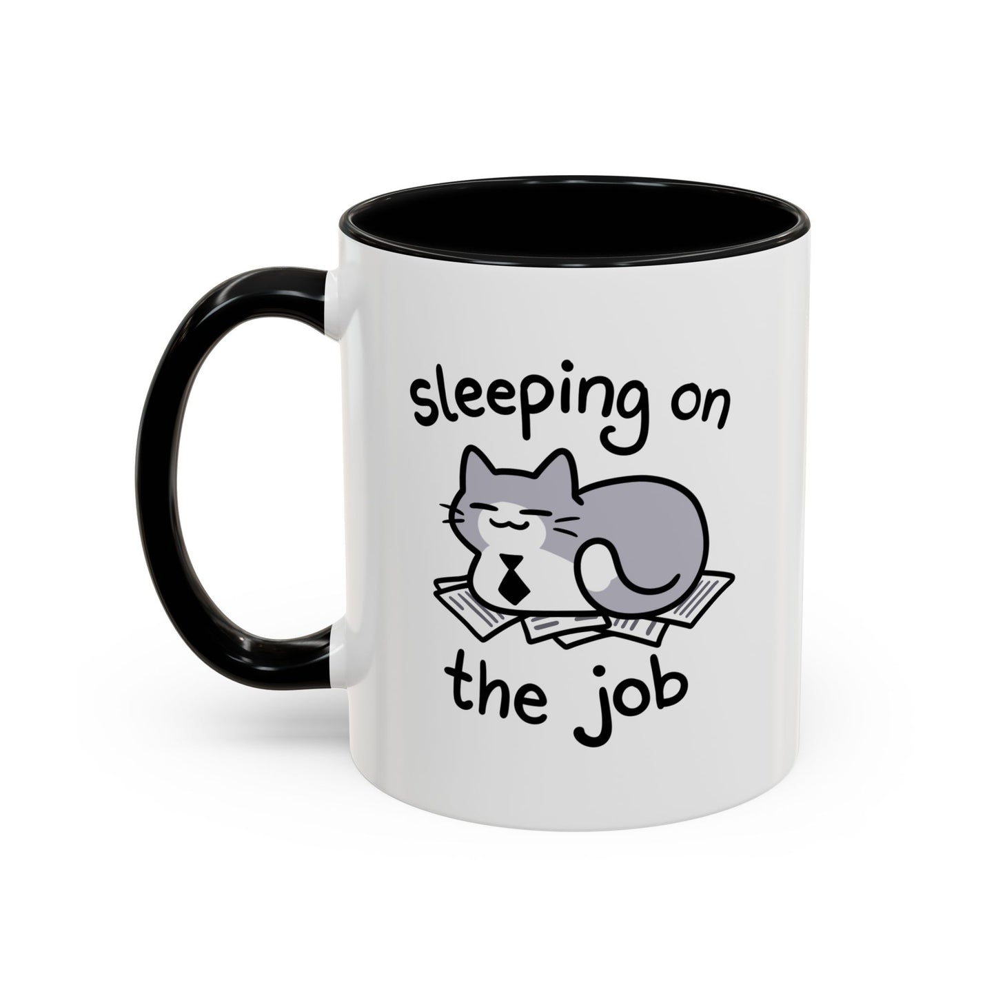 "Sleeping on the Job" Coffee Mug