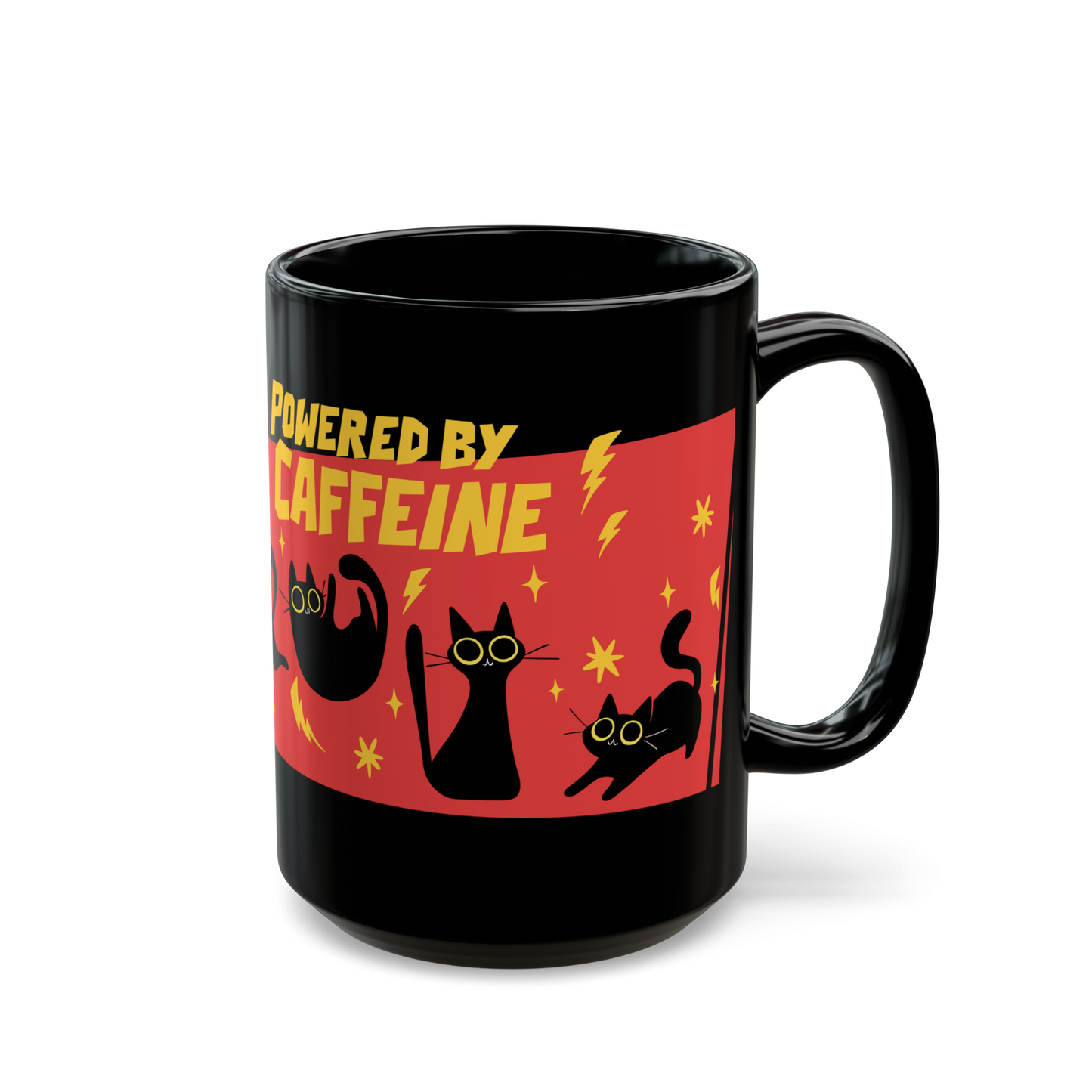 "Powered by Caffeine" Coffee Mug