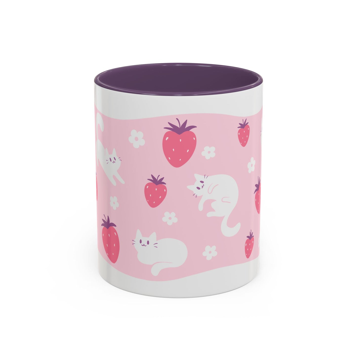 Strawberry Cats Coffee Mug
