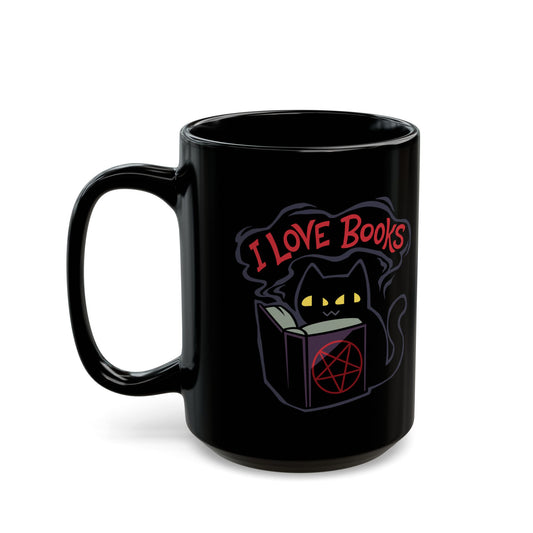 "I Love Books" Coffee Mug