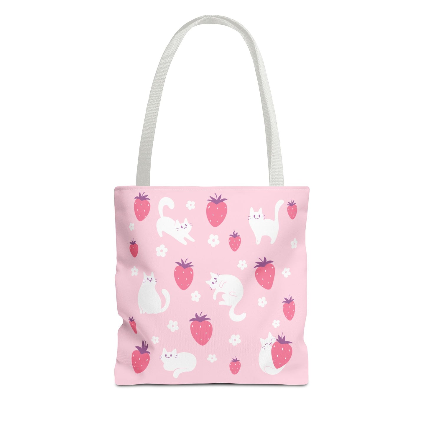 Strawberry Cats Tote Bag