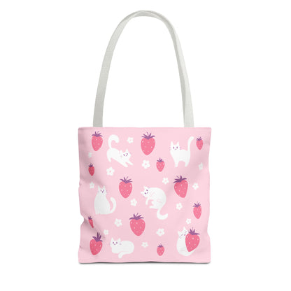Strawberry Cats Tote Bag