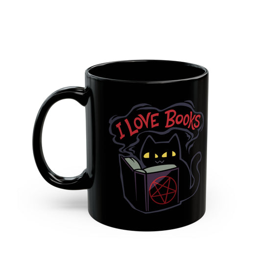 "I Love Books" Coffee Mug