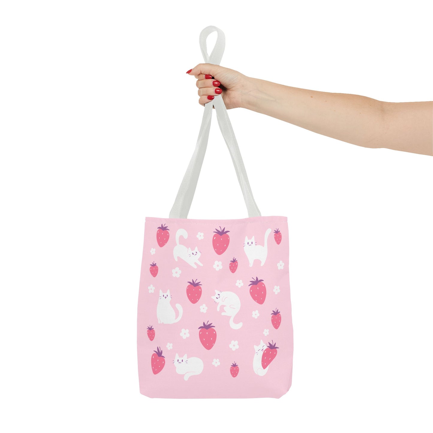 Strawberry Cats Tote Bag