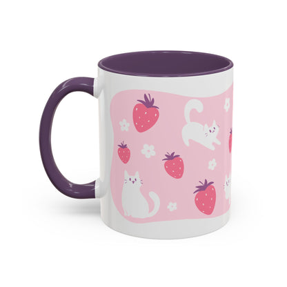Strawberry Cats Coffee Mug