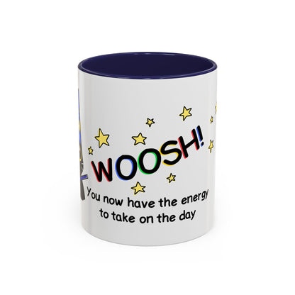 "WOOSH!" Wizard Cat Coffee Mug