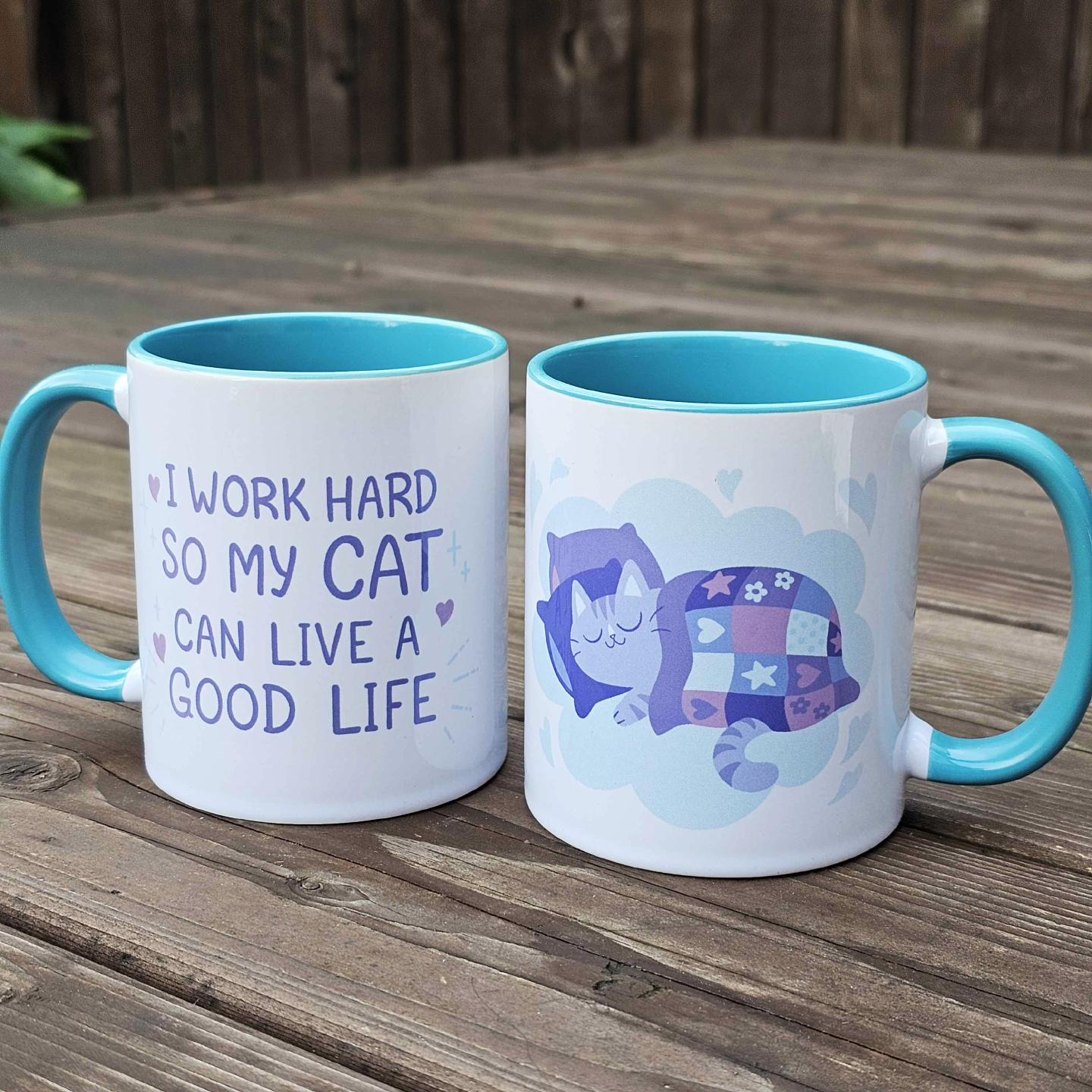 Sleepy Cat Coffee Mug